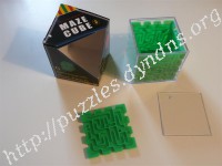 Maze cube puzzle